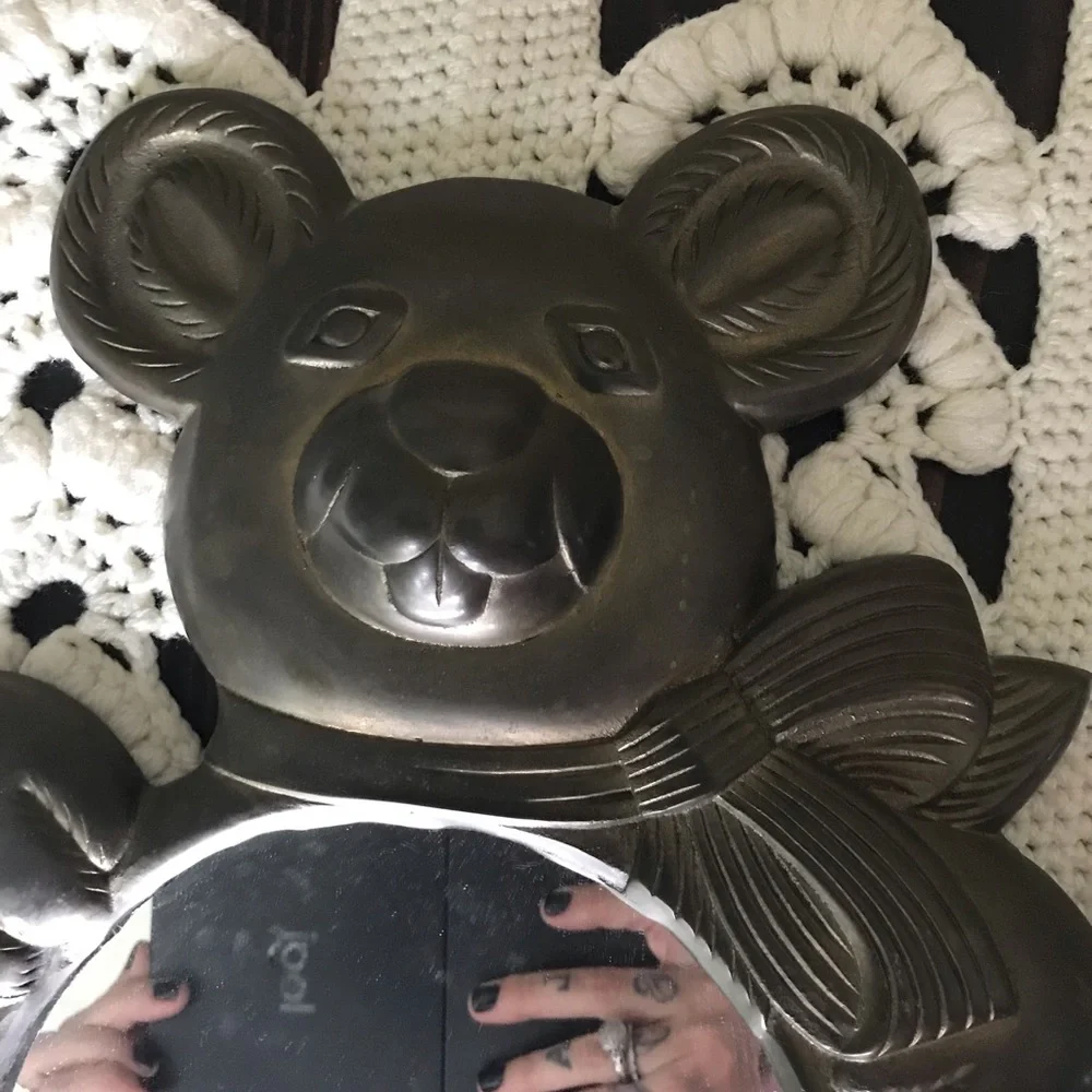 Vintage TeddyBear Mirror